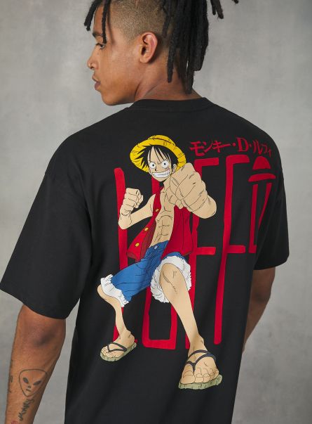 One Piece / Alcott T-Shirt Bk1 Black Men T-Shirt