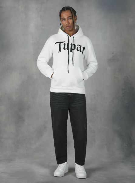 T-Shirt Men Tupac / Alcott Sweatshirt Wh1 Off White