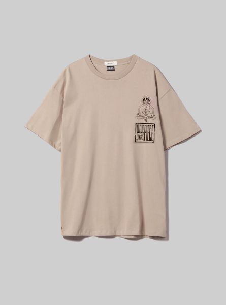 T-Shirt Men Bg2 Beige Medium One Piece / Alcott T-Shirt
