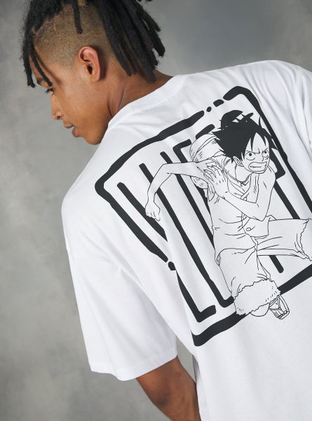 Wh3 White T-Shirt One Piece / Alcott T-Shirt Men