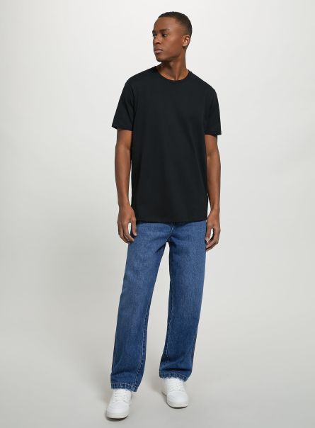 Bk1 Black Men T-Shirt Cotton Crew-Neck T-Shirt