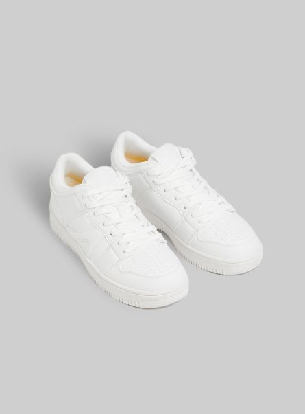 Basic Trainers Men Shoes Wh2 White