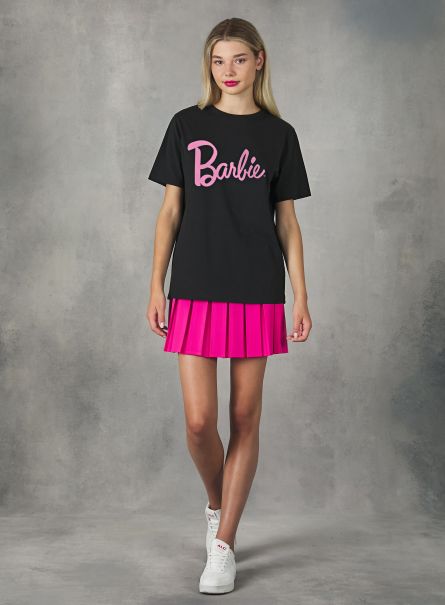 Barbie / Alcott T-Shirt Bk1 Black T-Shirt Women
