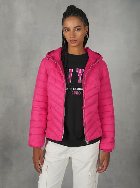 Fx3 Fuxia Light Women Jacket With Recycled Padding Jackets