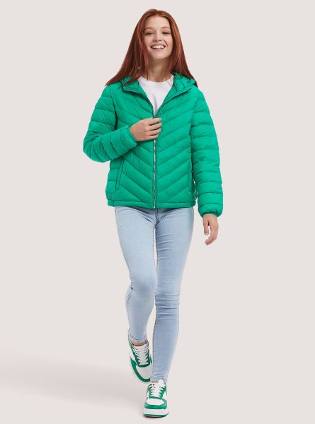Women Jacket With Recycled Padding Jackets Gn2 Green Medium