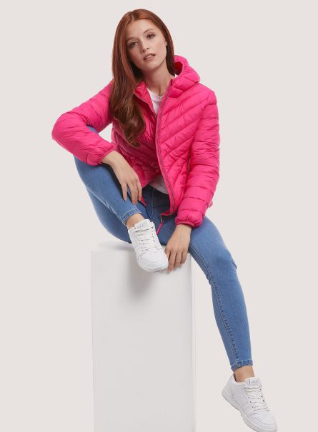 Jackets Women Jacket With Recycled Padding Fx3 Fuxia Light