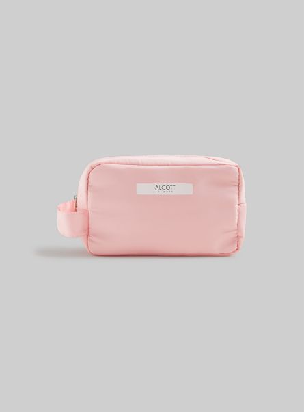 Mini Beauty Case With Patch Pk2 Pink Medium Beauty Women
