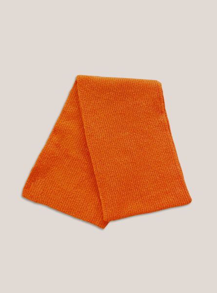 Scarves Or2 Orange Med. Women Sciarpa Soft Touch