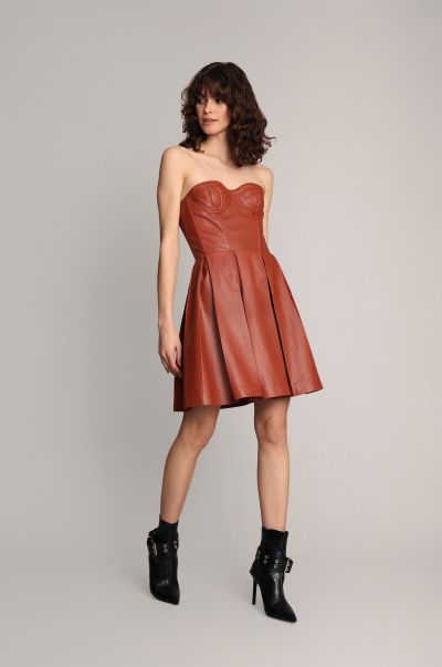 Women Lambert-Skirt-Rust Dresses Munthe