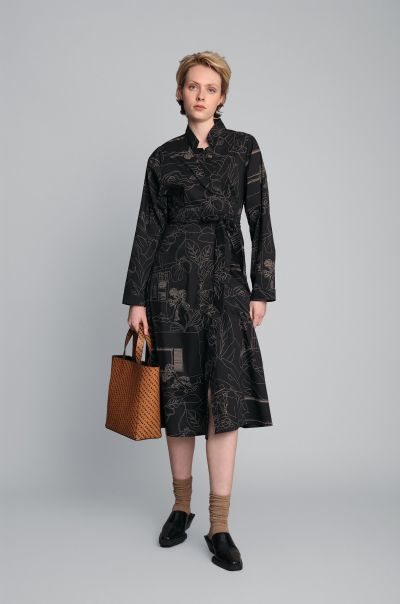 Women Emmerald-Dress-Black Dresses Munthe