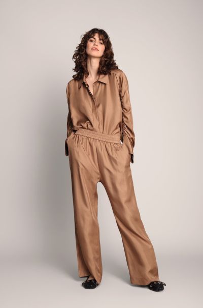 Women Leslea-Top-Brown Munthe Shirts & Blouses