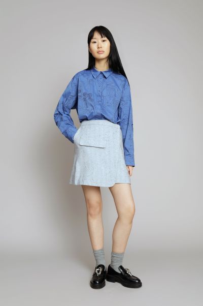 Shirts & Blouses Munthe Earl-Top-Blue Women