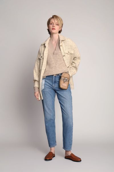 Women Eia-Outerwear-Creme Munthe Jackets & Blazers