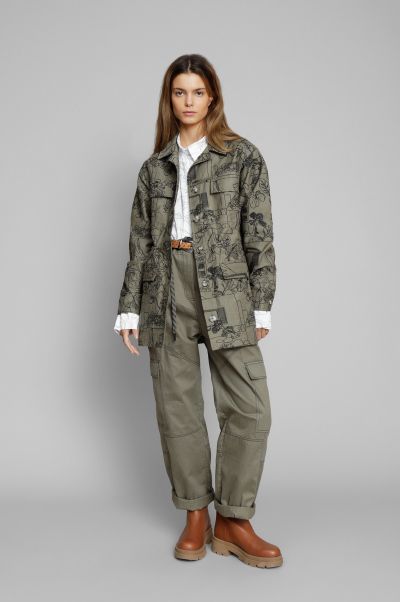 Women Munthe Jackets & Blazers Ebert-Outerwear-Army